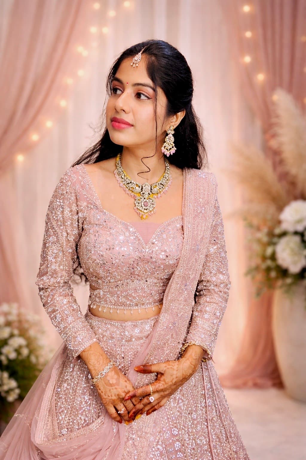 Muhurtham bride 💕 #muhurtham #telugubride